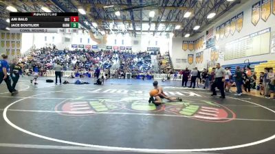 106 lbs Cons. Round 2 - Jace Boutilier, Harmony vs Ari Balo, University (Orange City)