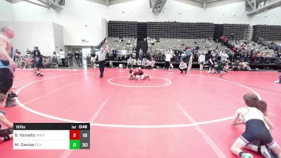 80 lbs Rr Rnd 3 - Brayden Yamello, Triumph ES vs Matteo Danise, Revival Green