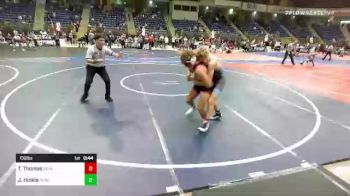 132 lbs Consi Of 16 #2 - Tommy Thomas, Bear Cave vs Jesse Hinkle, Ponderosa High School