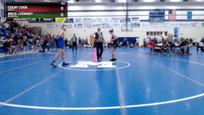 132 lbs Quarterfinal - Brice Lozinsky, Berryhill vs Colby Cook, Inola