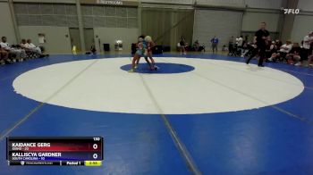 130 lbs Round 5 (6 Team) - Kaidance Gerg, Idaho vs Kalliscya Gardner, South Carolina