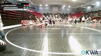 70 lbs Final - Jaxsen Woolman, Vinita Kids Wrestling vs Easton Contreras, Raw Wrestling Club