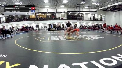 110 lbs Round 6 (16 Team) - Emma Chartres, Brock University vs Tiffany Stoshak, Sacred Heart University