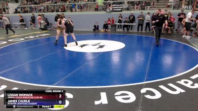 149 lbs Cons. Round 2 - James Caudle, Interior Grappling Academy vs Logan Womack, Juneau Youth Wrestling Club Inc.