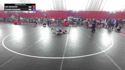 110 lbs Cons. Rd Of 16 - Leo Walraven, Watertown vs Tucker Peterson, Mn Elite