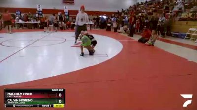 57-58 lbs Round 3 - Calvin Moreno, Junior Bulldogs vs Malcolm Finch, CWC Thunder