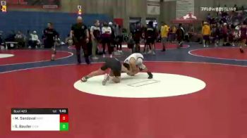 127 lbs Quarterfinal - Mario Sandoval, Northview vs Gavin Bauder, Clovis North