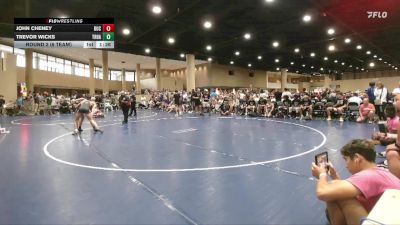 138 lbs Round 2 (6 Team) - Trevor Wicks, Team Rich Habits Black vs John Cheney, Tallahassee War Noles