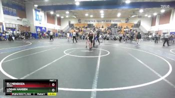 106 lbs Cons. Round 7 - Logan Hansen, Royal vs Eli Mendoza, Gilroy