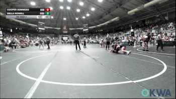 86 lbs Rr Rnd 2 - Cooper Summers, Hornet Wrestling Club vs Della Howell, Henryetta Knights Wrestling Club