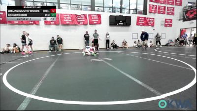 70 lbs Consi Of 4 - William Moore-Woods, Division Bell Wrestling vs Konner Hood, Weatherford Youth Wrestling