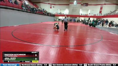 120 lbs Round 1 - Madyson Hutchinson, Weatherford (Girls) vs Arial Quick, Arlington (Girls)