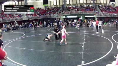 57-58 lbs Semifinal - Harper Martin, 2TG (Girls) vs Amelia Gibbs, Gretna Youth Wrestling Club