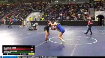 110 lbs Cons. Round 2 - Alissa Sanchez, West Liberty vs Isabelle Arce, Ames