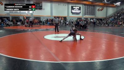 77 lbs Quarterfinal - Andrew Smith, McDominate Training Center vs Cameron Hookom, Indee Mat Club