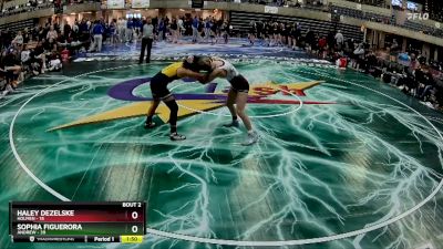 112 lbs Round 1 (4 Team) - Sophia Figuerora, Andrew vs Haley Dezelske, Holmen