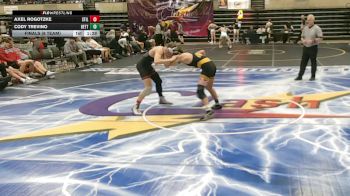 139 lbs Finals (8 Team) - Axel Rogotzke, Stillwater, MN vs Cody Trevino, Bettendorf, IA