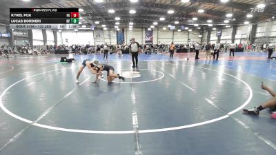 132 lbs Round Of 128 - Kyrel Fox, PA vs Lucas Bordieri, NY
