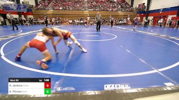 80 lbs Quarterfinal - Rylan Jenkins, Fort Gibson Youth Wrestling vs Kannen Pitmon, Sulphur Youth Wrestling Club