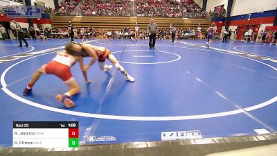 80 lbs Quarterfinal - Rylan Jenkins, Fort Gibson Youth Wrestling vs Kannen Pitmon, Sulphur Youth Wrestling Club