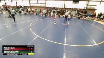 82 lbs Cons. Semi - Beckam Williams, Northside Wrestling Club vs Pierce Miles, Altamont