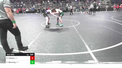 150 lbs Quarterfinal - Dane Gibson, East Kansas Eagles vs Trevor Henning, Pattonville Pirates