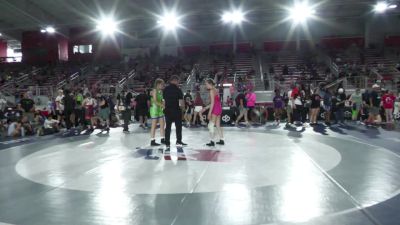 140 lbs Cons. Round 2 - Abigail Simmons, Orange Fire vs Alaiah Treuhaft, Ground Zero Wrestling