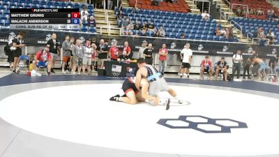 190 lbs Cons. Sub-rd Of 32 - Matthew Grunig, Idaho vs Malachi Anderson, South Dakota