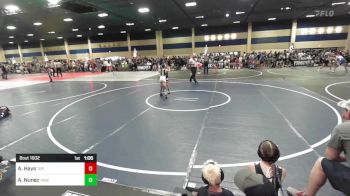 64 lbs Round Of 16 - Ava Hays, Top Notch WC vs Aria Nunez, Takedown Elite