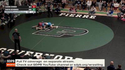 175 lbs Placement Matches (8 Team) - Caden Zomer, Bon Homme/Avon vs TASYN OCKENGA, Canton