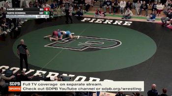 175 lbs Placement Matches (8 Team) - Caden Zomer, Bon Homme/Avon vs TASYN OCKENGA, Canton