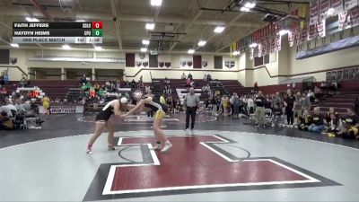 JV-24 lbs 3rd Place Match - Faith Jeffers, Solon vs Haydyn Heims, Center Point-Urbana