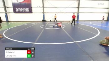 65 lbs Rr Rnd 2 - Garrett Raley, Cali Red vs Logan Dodge, Upstate Uprising Blue