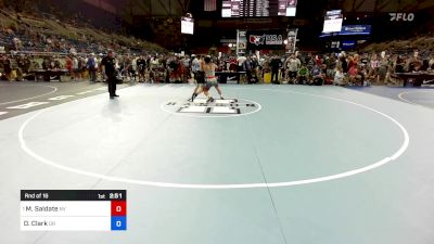 132 lbs Rnd Of 16 - Manuel Saldate, NV vs Dylan Clark, OR