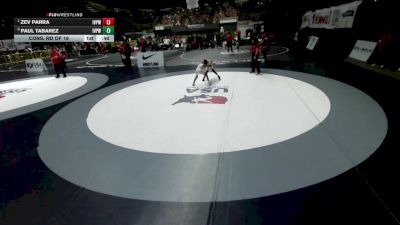 59 lbs Cons. Rd Of 16 - Zev Parra, Imperial Valley Panthers Wrestling vs Paul Tabarez, Imperial Valley Panthers Wrestling