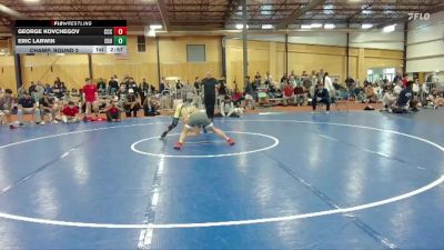 149 lbs Champ. Round 2 - Eric Larwin, Eastern Oregon University vs George Kovchegov, Clackamas Community College
