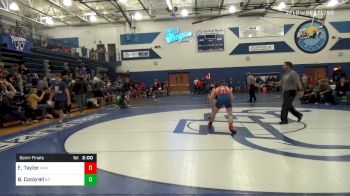 120 lbs Semifinal - Easton Taylor, Manhattan vs Bryce Cockrell, Broken Arrow