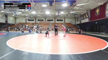 131 lbs Semifinal - Ashlee Gutierrez, Sacramento City College vs Danny Hurtado, San Joaquin Delta