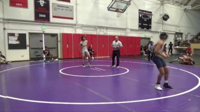 133 lbs Cons. Round 2 - Joshuah Valdivia, Lemoore College vs Jesus Torres-Mendoza, Bakersfield College