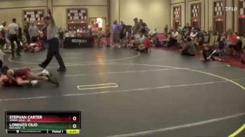 75 lbs Round 2 (4 Team) - Stephan Carter, SVRWC Gold vs Lorenzo Cilio, Bad Bass