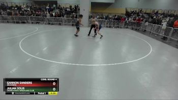 138 lbs Cons. Round 4 - Julian Solis, Church Boyz Wrestling Club vs Gannon Sanders, Oklahoma