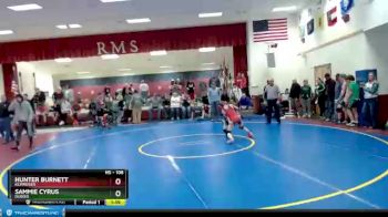 106 lbs Champ. Round 3 - Hunter Burnett, Kemmerer vs Sammie Cyrus, Dubois
