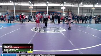 110 lbs Champ. Round 1 - Kortlen Poulsen, Madison Middle School vs Zak Wood, Sandpoint Legacy Wrestling