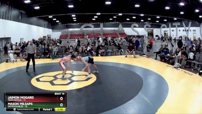 129 lbs Placement Matches (8 Team) - Jaimon Mogard, Team Gotcha vs Mason Milsaps, Untouchables