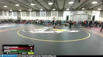 100 lbs Champ. Round 2 - Andrea Munoz, Fort Lupton vs Payton Rayburn, Chatfield