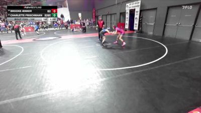 100 lbs Champ. Round 1 - Charlette Frischmann, Oak Creek Attack Wrestling Club vs Brooke Jenner, Nekoosa