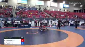 53 lbs Quarterfinal - Areana Villaescusa, Army (WCAP) vs Haley Franich, Air Force Regional Training Center