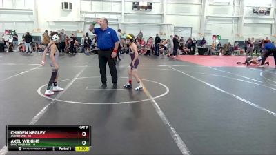 56 lbs Round 3 (4 Team) - Axel Wright, Ohio Gold 10K vs Chaden Negley, Jacket WC