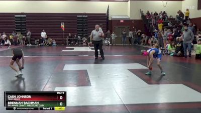 J-11 lbs Cons. Semi - Brennan Bachman, Delaware County Wrestling Club vs Cash Johnson, Team Bosco