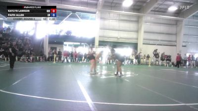 207 lbs Champ. Round 2 - Faith Allen, Lindsey Wilson vs Kaylyn Lawson, Georgetown